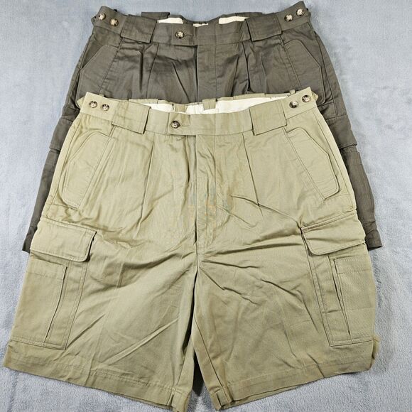 Vintage Sierra Trading Post Cargo Shorts Mens 38 Hiking Dad 80s 90s Grandpa 8" - Picture 1 of 15